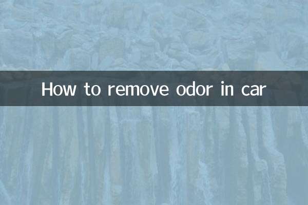 怎么去除车里的异味