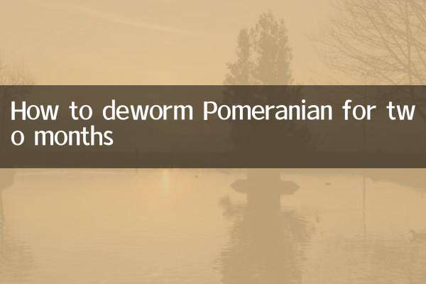 포메라니안 구충 두달간 방법