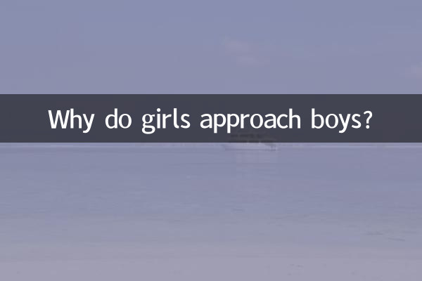 Why do girls approach boys?