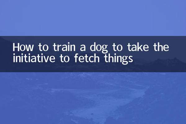 चीजें लाने के लिए पहल करने के लिए कुत्ते को कैसे प्रशिक्षित करें