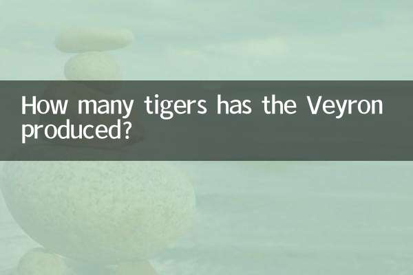 Combien de tigres la Veyron a-t-elle produits ?