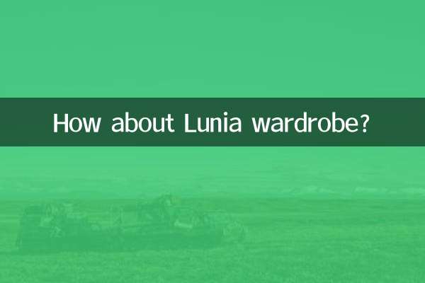Wie wäre es mit der Lunia-Garderobe?