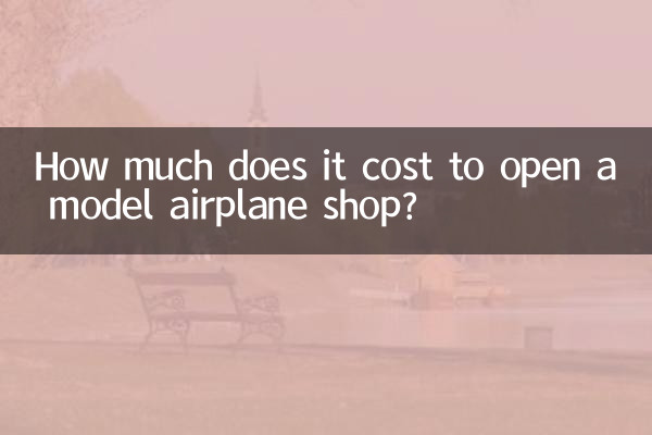 Quanto costa aprire un negozio di modellini di aerei?