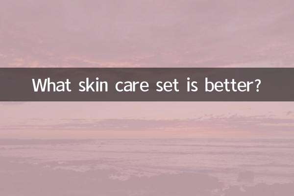 Quel ensemble de soins de la peau est le meilleur ?