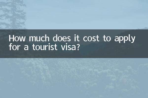 Wie viel kostet die Beantragung eines Touristenvisums?