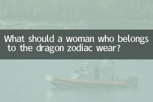 What should a woman who belongs to the dragon zodiac wear?