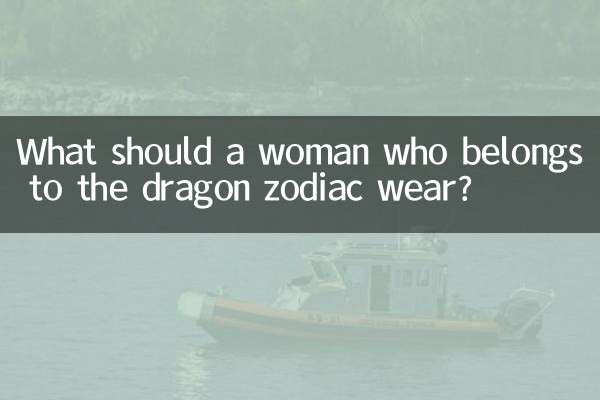What should a woman who belongs to the dragon zodiac wear?