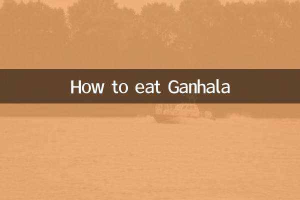 چگونه گانهالا بخوریم