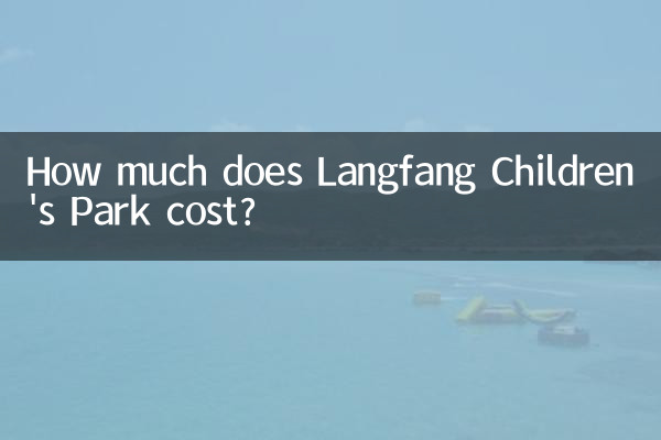 How much does Langfang Children's Park cost?