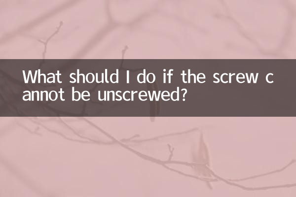 Cosa devo fare se non è possibile svitare la vite?