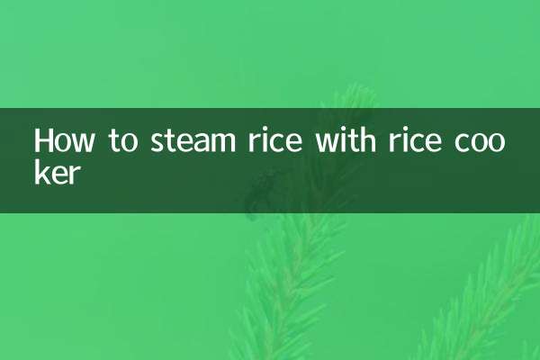 राइस कुकर से चावल को भाप में कैसे पकाएं