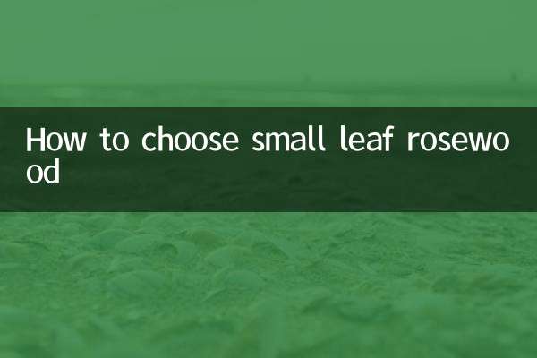 কিভাবে ছোট পাতার রোজউড নির্বাচন করবেন