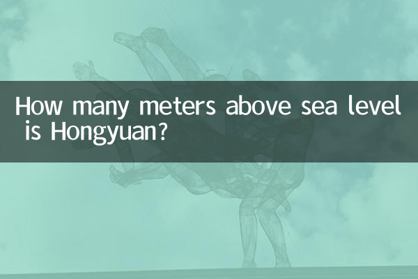 হংইয়ুয়ান সমুদ্রপৃষ্ঠ থেকে কত মিটার উপরে?
