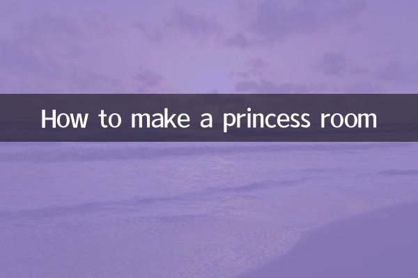 কিভাবে একটি রাজকুমারী রুম করা