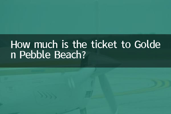 How much is the ticket to Golden Pebble Beach?