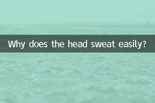 Warum schwitzt der Kopf leicht?