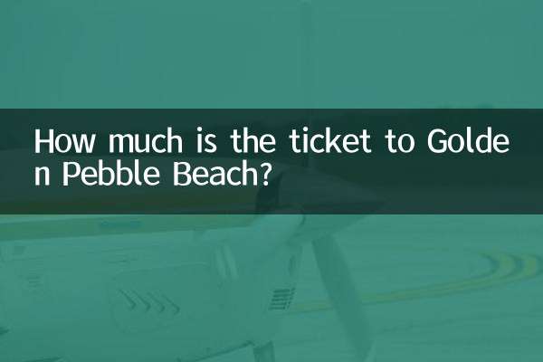 How much is the ticket to Golden Pebble Beach?