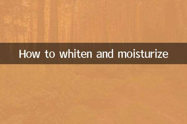 Como clarear e hidratar