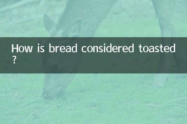How is bread considered toasted?