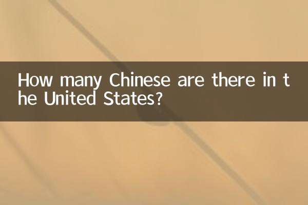 Wie viele Chinesen gibt es in den Vereinigten Staaten?