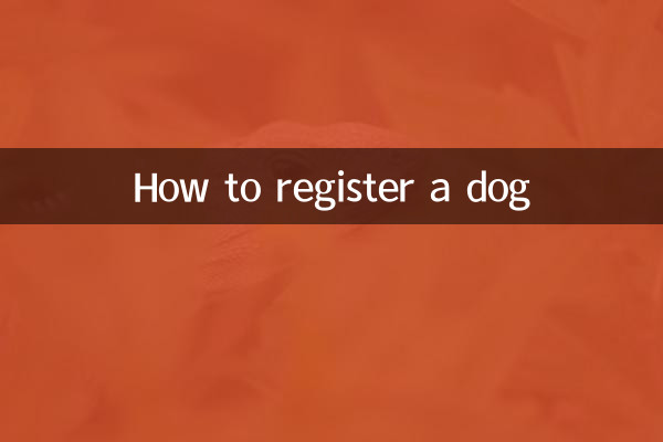 How to register a dog