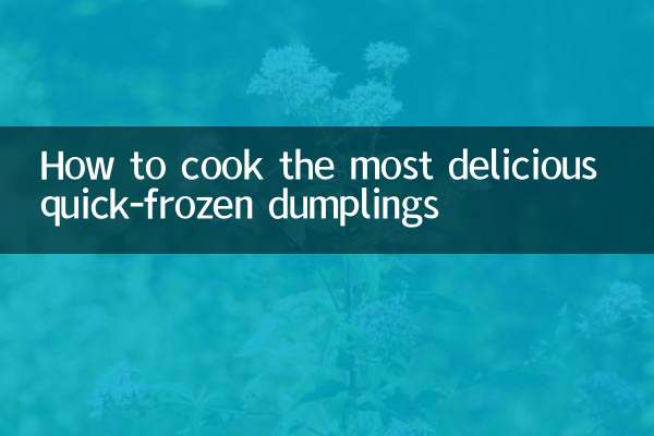 So bereiten Sie die leckersten tiefgefrorenen Knödel zu