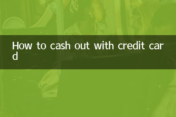怎么用信用卡套现