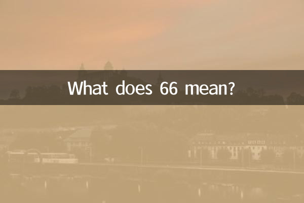 66意思是什麼意思