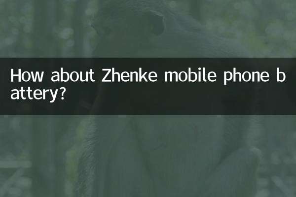 Zhenke 휴대폰 배터리는 어떻습니까?