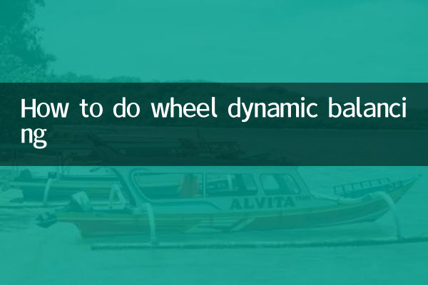 So führen Sie das dynamische Auswuchten der Räder durch