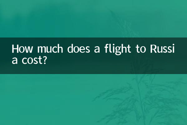 러시아행 항공권은 얼마입니까?