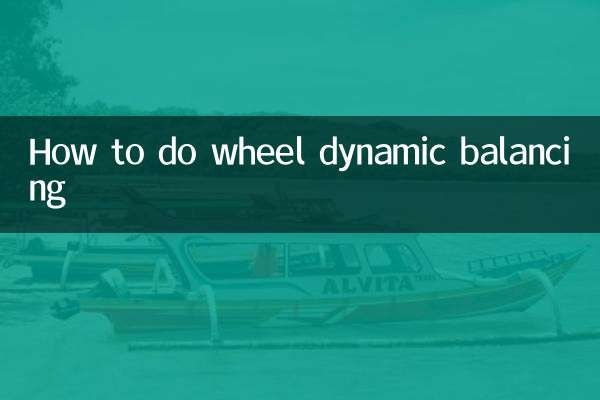 So führen Sie das dynamische Auswuchten der Räder durch