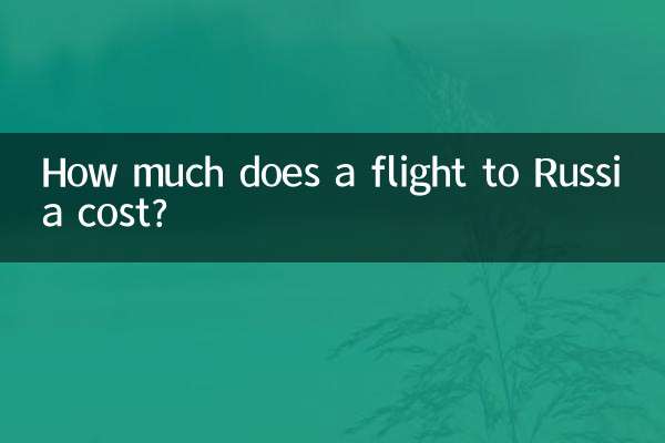 러시아행 항공권은 얼마입니까?