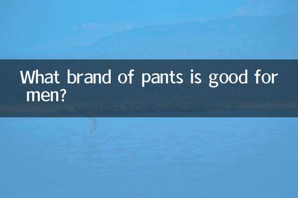 メンズのパンツはどこのブランドが良いでしょうか？