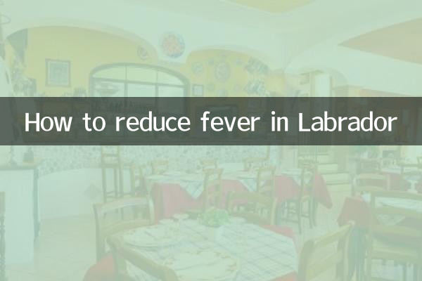 लैब्राडोर में बुखार कैसे कम करें?