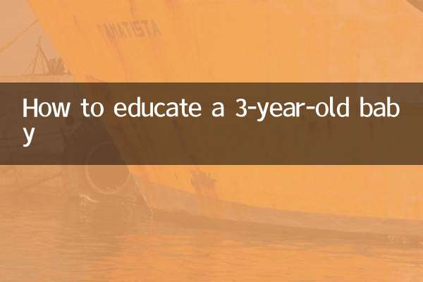 Cómo educar a un bebé de 3 años