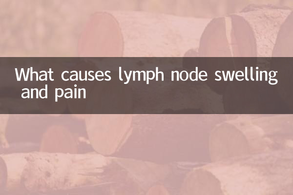 What causes lymph node swelling and pain