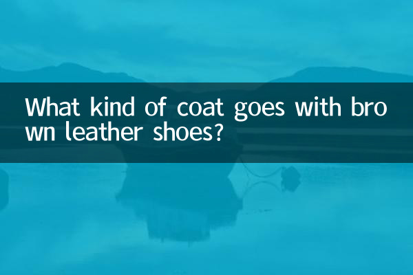 Welcher Mantel passt zu braunen Lederschuhen?