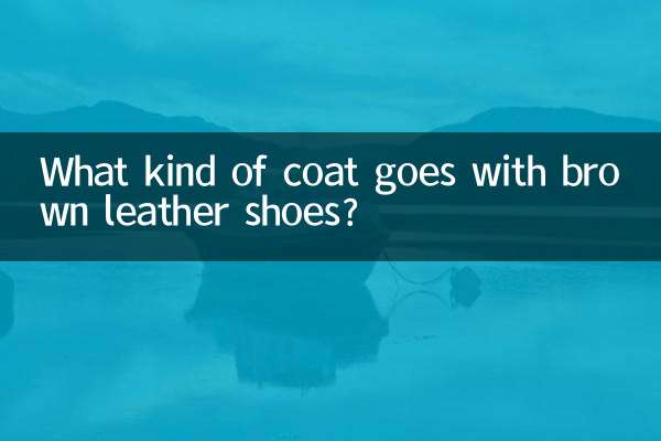 Welcher Mantel passt zu braunen Lederschuhen?
