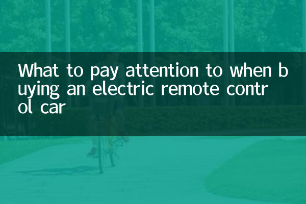 इलेक्ट्रिक रिमोट कंट्रोल कार खरीदते समय किन बातों का ध्यान रखें?