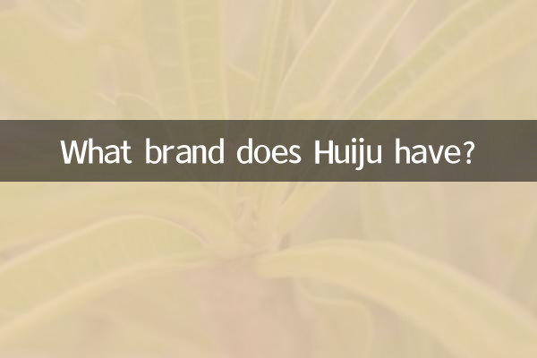 ¿Qué marca tiene Huiju?