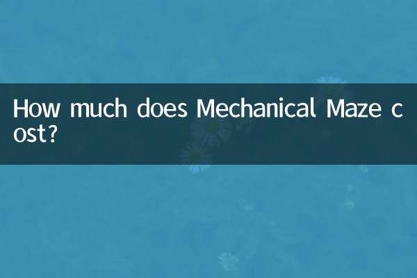 Quanto custa o Labirinto Mecânico?