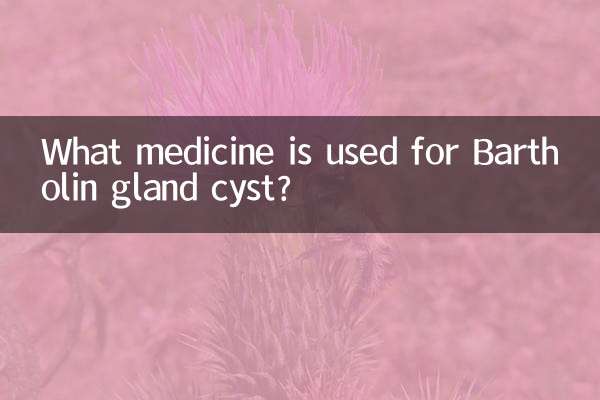 巴氏腺囊腫什麼藥