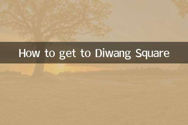 Wie man zum Diwang Square kommt