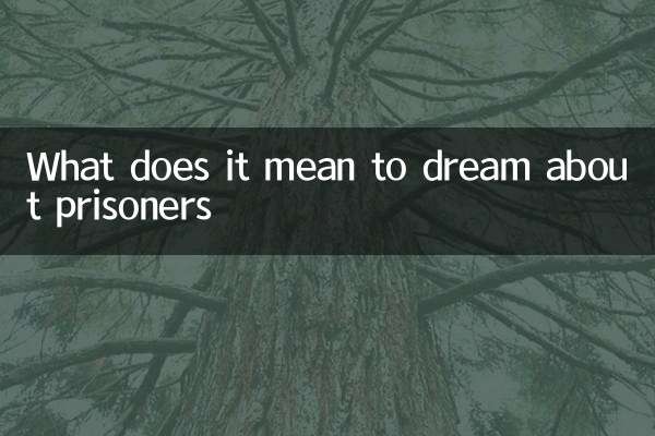 ¿Qué significa soñar con prisioneros?