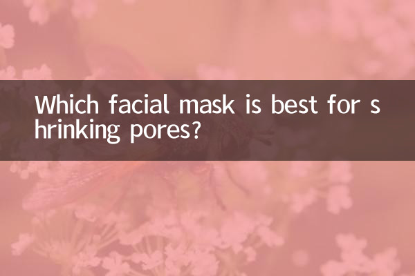 Quel masque facial est le meilleur pour rétrécir les pores ?