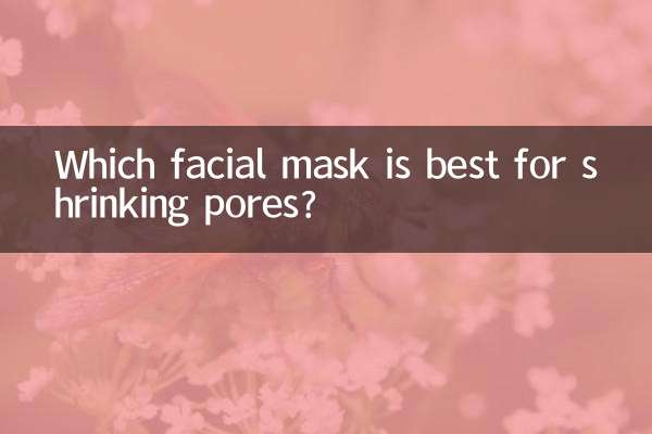 Quel masque facial est le meilleur pour rétrécir les pores ?