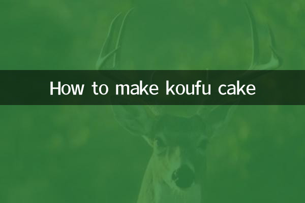 Como fazer bolo de koufu