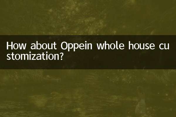 Que diriez-vous de la personnalisation Oppein de toute la maison ?