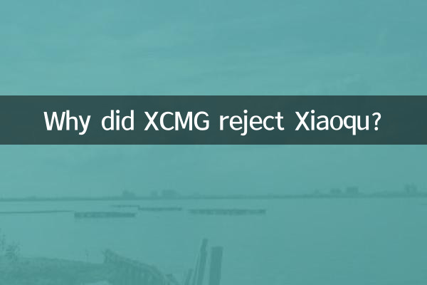 ¿Por qué XCMG rechazó a Xiaoqu?